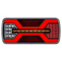 KAMAR X-SPIDER L2425 Fanale posteriore a LED 5 funzioni universale