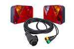 Luci posteriori DOBPLAST DPT35 + cablaggio MANTES 4m 13PIN