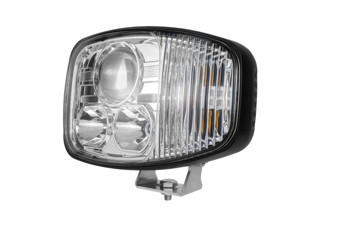 TT Technology TT.16610-L Fanale anteriore a LED 3 funzioni 21xLED 4450lm sinistro per JCB/Cat/Manitou/Volvo/Terex