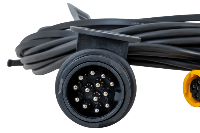 Set luci: luci posteriori DOBPLAST DPT35 + luci di posizione laterali ASPÖCK FLEXIPOINT I + cablaggio MANTES 5,2 m 13PIN