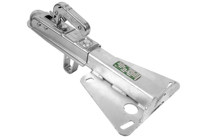 Gancio di traino AL-KO AK7 75VR per rimorchio da 750 kg con timone a V.