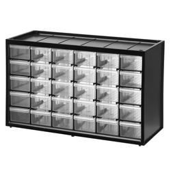 Organizzatore per officina con 30 cassetti, mobiletto STANLEY in OPP, dimensioni 365x225 mm.