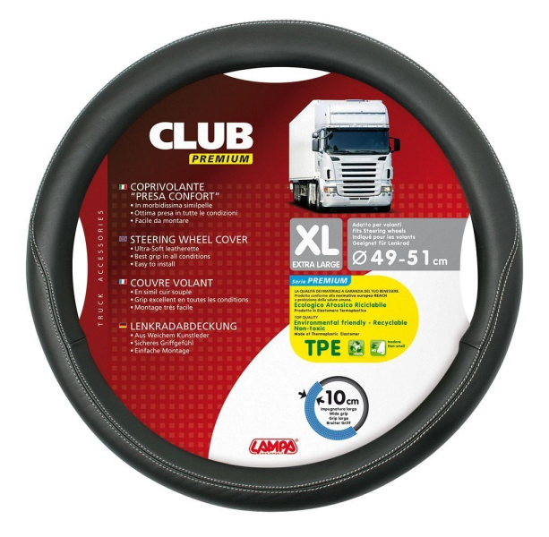 Coprivolante in pelle premium XL Club per camion