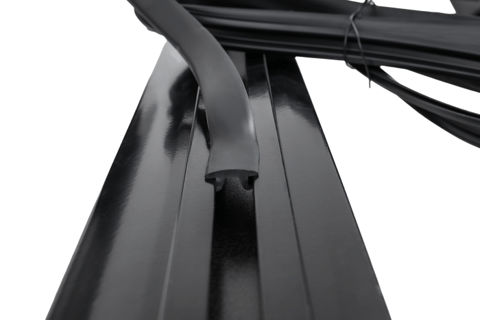 Barre portatutto Inter Pack Virgo IR 135 (G2) con binari integrati (nero)