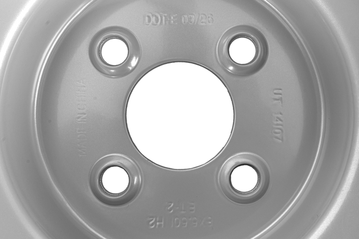 Cerchio in acciaio UNITRAILER 5.5Ix8"H2 4x100 ET:-2