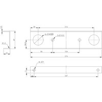 Trave di supporto del timone per rimorchio da giardino 150/200/201/230