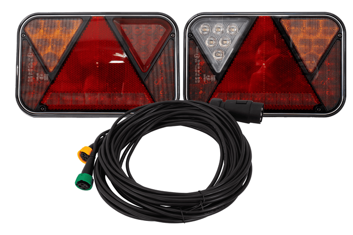 Fanali posteriori FRISTOM FT-270 LED CANBUS + cablaggio MANTES 7m 7 PIN