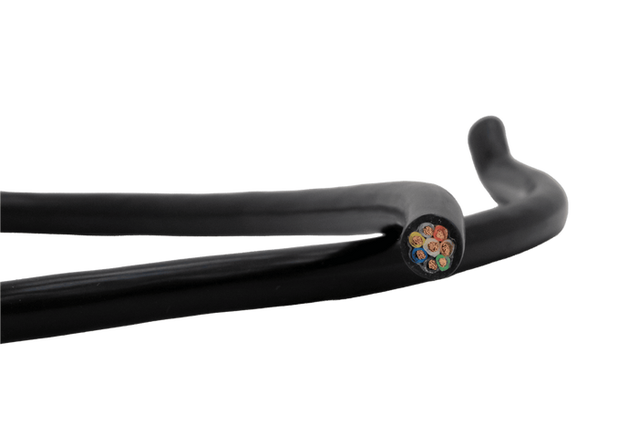 Cavo elettrico a otto conduttori HYBSZ YLY-S 8x1,5 - 1 m