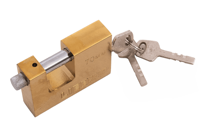 Lucchetto in ottone 70mm HERMON, diametro orecchio 10mm