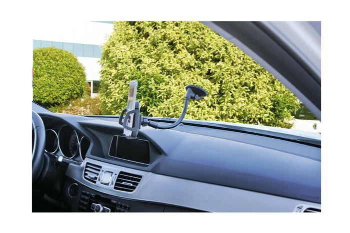 Supporto per telefono TECNO ARM 2 LAMP con montaggio a ventosa