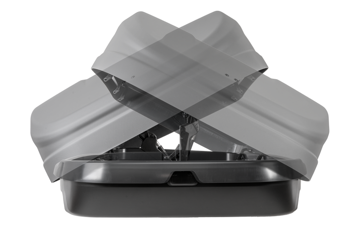 Box da tetto Inter Pack Monsun M antracite opaco