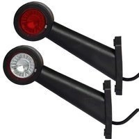 Set di due luci di posizione a LED HORPOL LD 726, sinistra + destra, su braccio in gomma