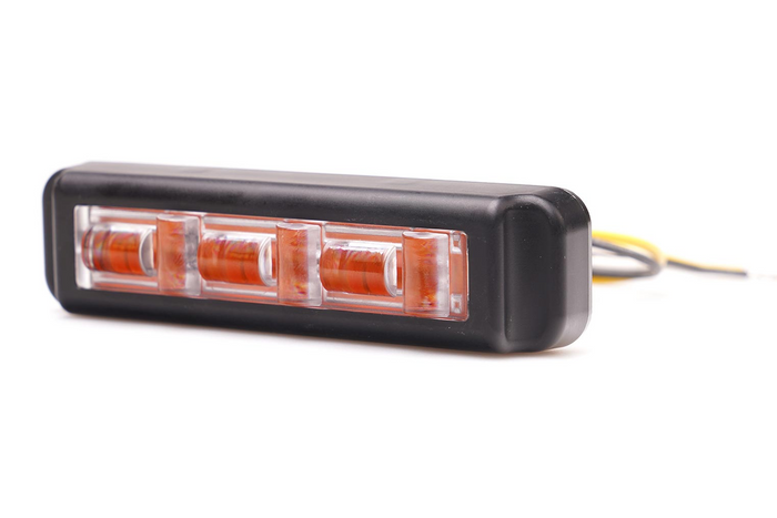 Spia di segnalazione WAŚ 2466 W285 LED lampeggiante arancione MASTER/SLAVE