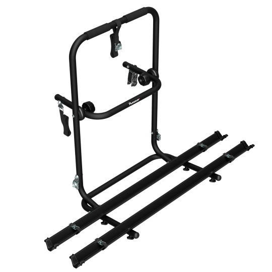 Portabici per ruota di scorta Peruzzo Brennero 4x4 - Portabici per 2 bici con binari (nero)