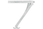 ProPlus 361510 supporto angolare estensibile lato anteriore destro/posteriore sinistro del rimorchio 600 kg 460 mm