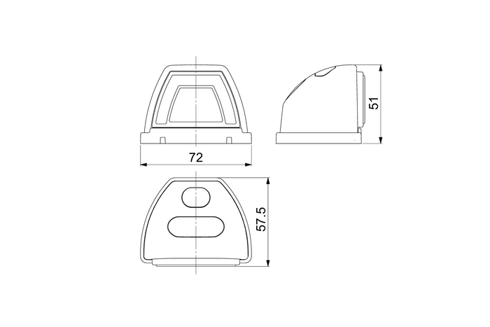 Fanale posteriore a LED HORPOL LZD 3089 con 2 funzioni, universale