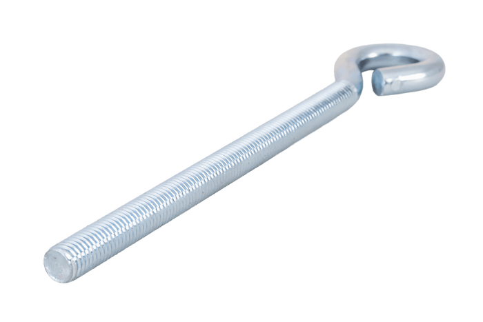 Gancio da cantiere DROMET HO M8x160 con estremità chiusa (a occhiello)