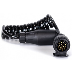Cavo elettrico a spirale KAMAR E1384-A 1,5 m spina/presa 12V 13 PIN