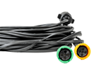 Set luci: luci posteriori ASPÖCK + luci di posizione laterali ASPÖCK + cablaggio MANTES 7m 7 PIN + connettori rapidi