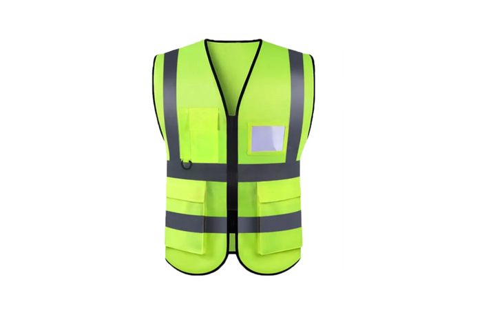 Gilet riflettente giallo HERMON XXL con tasche