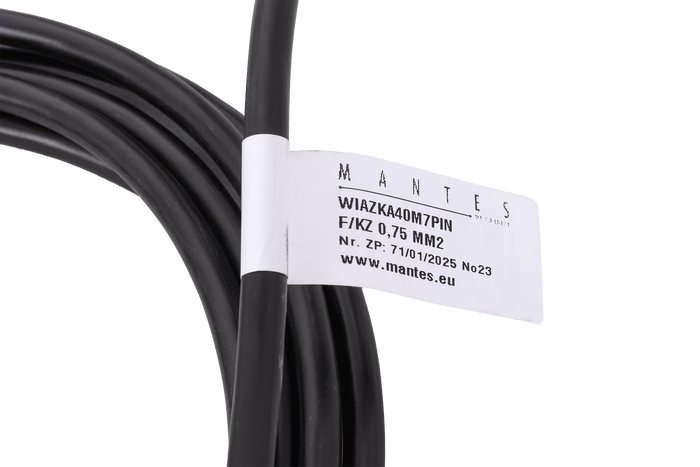 Cablaggio rimorchio per impianto elettrico MANTES 4m spina 7PIN connettori 6.3