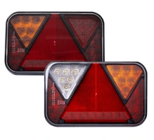Luci posteriori FRISTOM FT-270 LED baionetta 5 PIN 7 funzioni sinistra+destra