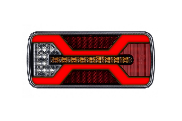 KAMAR X-SPIDER L2425 Fanale posteriore a LED 5 funzioni universale