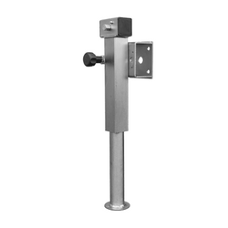 UNITRAILER D-110.000.049 supporto a manovella estensibile per rimorchio pianale da 1300 kg 410-645 mm