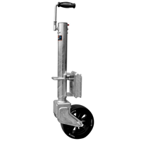 Ruotino di appoggio girevole per rimorchi Knott 500 kg 210x75 mm fi 57