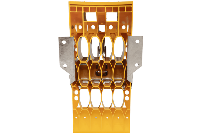 Cuneo per ruote E53 con staffa di montaggio LOKHEN h: 225 mm