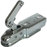 Gancio a sfera STEELPRESS ZSK-0750J per rimorchio da 750 kg con timone quadrato da 70 mm
