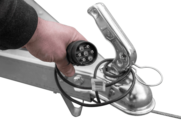 Rimorchio da giardino 200 KIPP con ruota di appoggio e sponde BIS