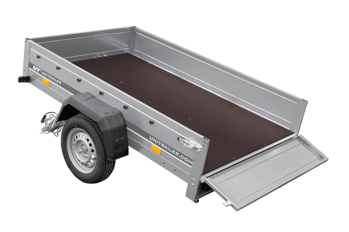 Rimorchio per auto 200x125 UNITRAILER GARDEN 201 KIPP