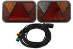 Luci posteriori a LED FRISTOM FT-270 + cablaggio MANTES 7m 7 PIN