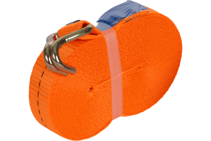 Cinghia di trasporto arancione UNITRAILER 10m/25mm/1t con tenditore