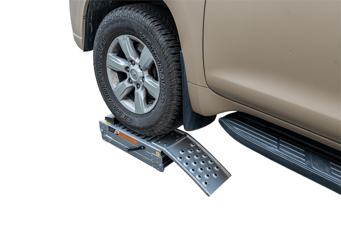 UNITRAILER ALR005 rampa pieghevole in acciaio per rimorchio, 200 cm, 250 kg