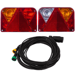 Fanali posteriori DOBPLAST DPT35 + cablaggio MANTES 7m 7 PIN