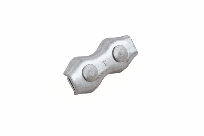 Morsetto a doppia sella DROMET ZLS.4 per corde da 4 mm