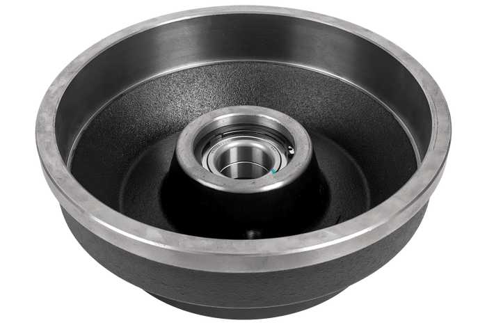 Tamburo freno per KNOTT con cuscinetto per assale rimorchio 250x40 5x112 37mm