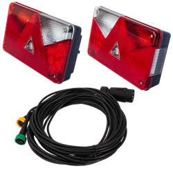 Luci posteriori ASPÖCK + cablaggio MANTES 7m 7 PIN