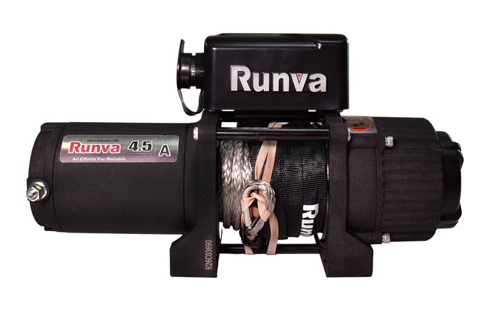 Verricello elettrico per rimorchio RUNVA EWP3500A 12V 1588kg con fune da 12,8 m