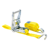 Cinghia di trasporto gialla UNITRAILER 3m/25mm/1t con tenditore