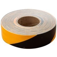 Nastro catarifrangente 45m x 5cm nastro riflettente in segmenti giallo-nero nastro di segnalazione