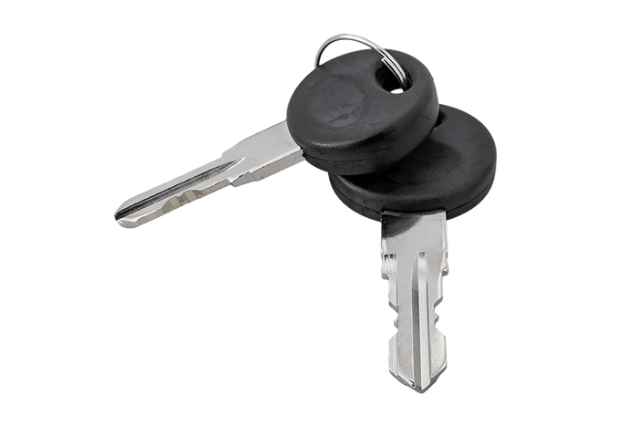 Pomello di sicurezza M10 con serratura e chiavi K002