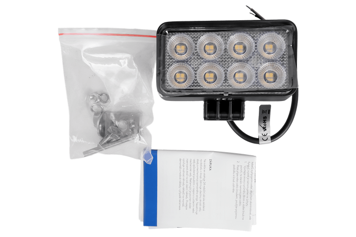 Faro da lavoro a LED con riflettore TT TECHNOLOGY NERO TT.13306 32xLED 2560lm rettangolare