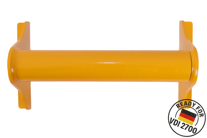 Cuneo di bloccaggio universale giallo PRAMAR Radstopper VDI 2700 per carro attrezzi