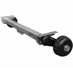Assale frenato KNOTT VGB13M per rimorchio/porta auto 1350 kg 1200 mm 1550 mm 5x112