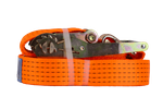 Set di quattro cinghie di trasporto UNITRAILER arancioni da 15 m/50 mm/5 t con tenditore