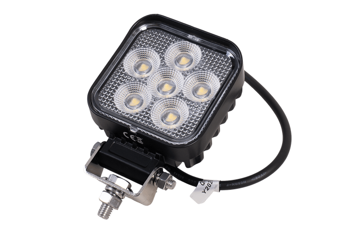Faro da lavoro a LED con riflettore TT TECHNOLOGY NERO TT.13324 24xLED 1920lm quadrato