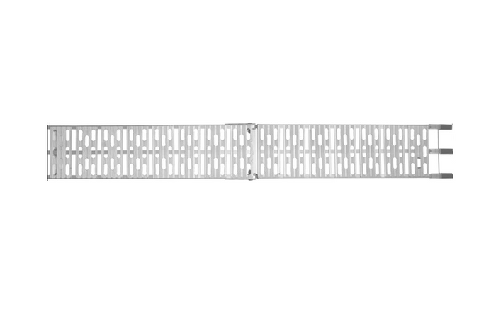 UNITRAILER ALR003 rampa pieghevole in alluminio per rimorchio 221 cm 340 kg con cinghia e supporto